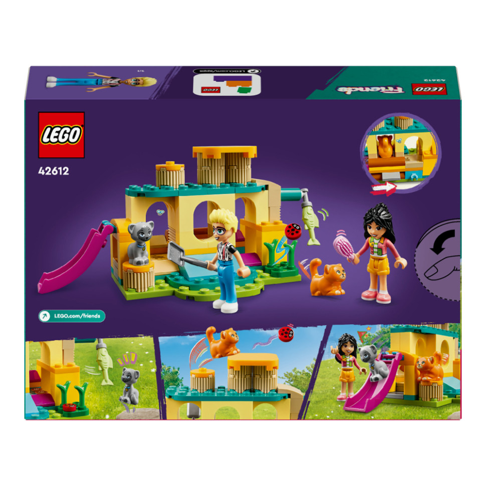 Конструктор LEGO Friends Приключения на кошачьей игровой площадке 42612, 87 деталей