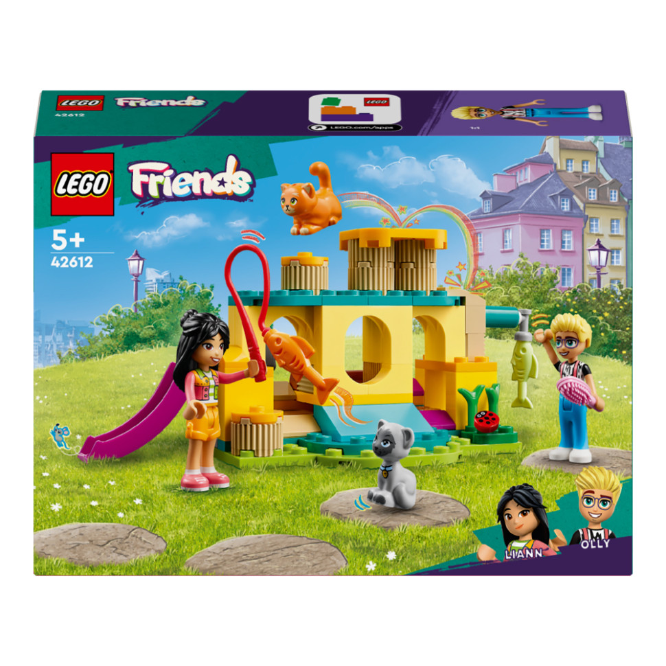 Конструктор LEGO Friends Приключения на кошачьей игровой площадке 42612, 87 деталей