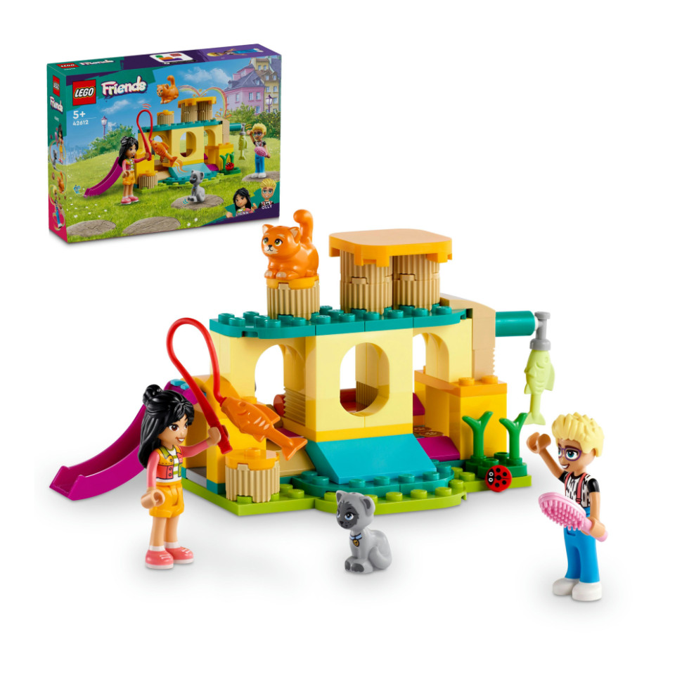 Конструктор LEGO Friends Приключения на кошачьей игровой площадке 42612, 87 деталей