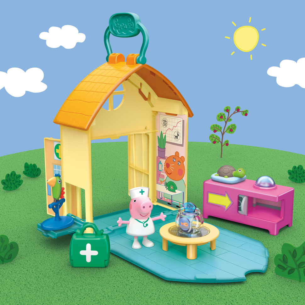 Ігровий набір Пеппа у ветеринарній клініці Peppa Pig F3757 клініка, фігурка, аксесуари