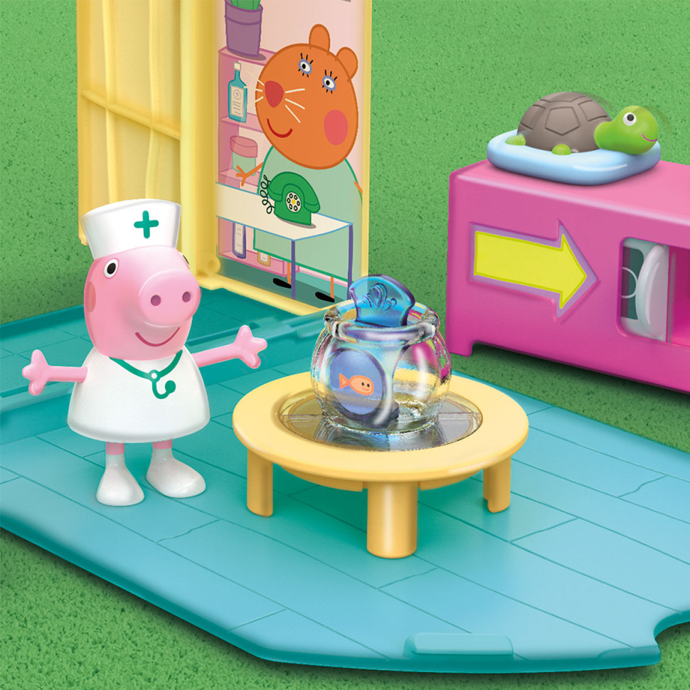 Ігровий набір Пеппа у ветеринарній клініці Peppa Pig F3757 клініка, фігурка, аксесуари