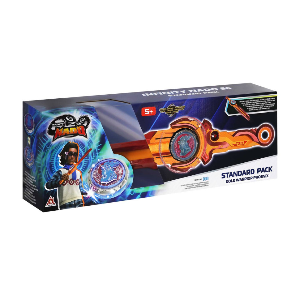 Дзиґа Infinity Nado EU654123 VI серія Standard Pack Gold Warrior Phoenix Золотий Воїн Фенікс