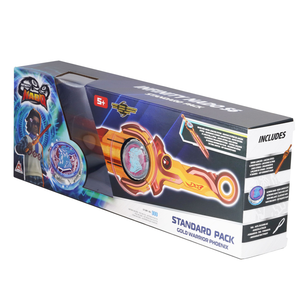 Дзиґа Infinity Nado EU654123 VI серія Standard Pack Gold Warrior Phoenix Золотий Воїн Фенікс