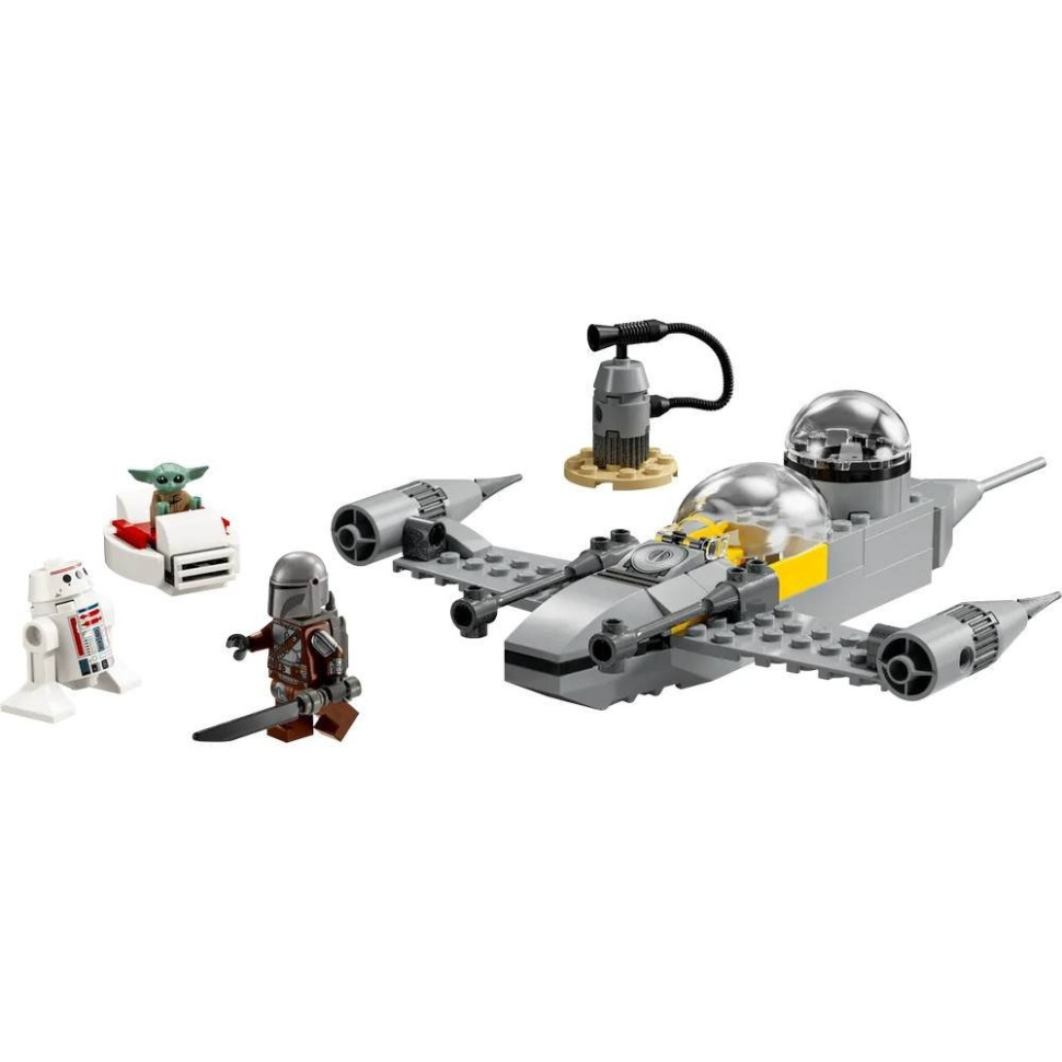 Конструктор Зоряний винищувач N-1 Мандо й Ґроґу LEGO 75410, 92 деталі