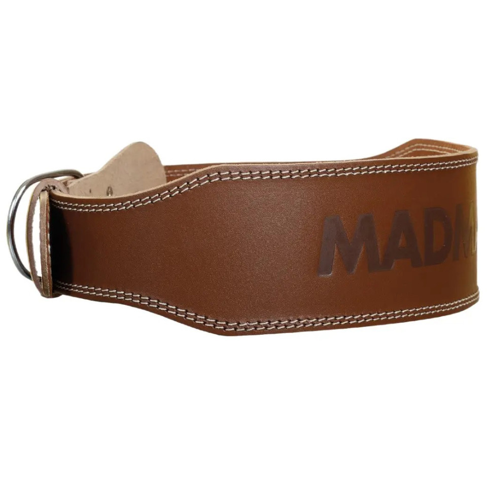 Пояс для тяжелой атлетики Full leather MadMax MFB-246_XXL кожаный Chocolate brown XXL