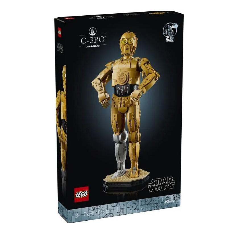 Конструктор LEGO Star Wars C-3PO 75398, 1138 деталей 