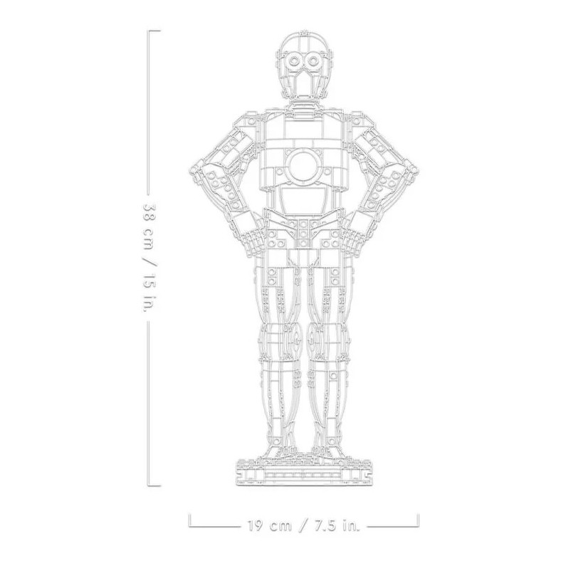 Конструктор LEGO Star Wars C-3PO 75398, 1138 деталей 