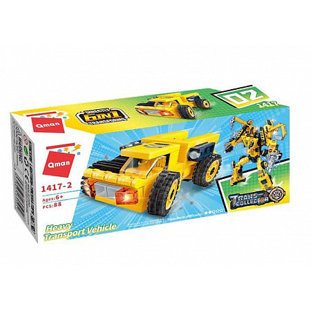 Детский конструктор Стройтехника Qman 1417 в коробке