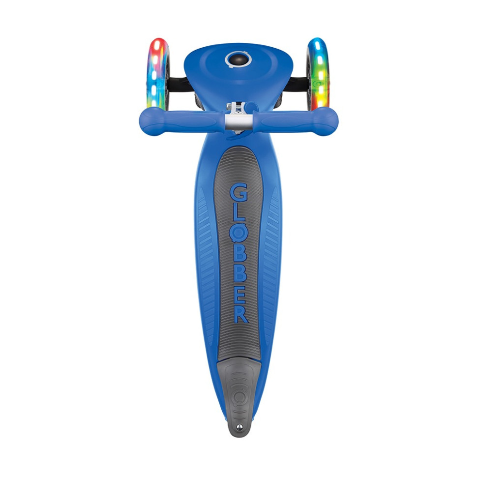 Самокат серии PRIMO FOLDABLE FANTASY LIGHTS GLOBBER 432-100 синий, до 50 кг 3 колеса