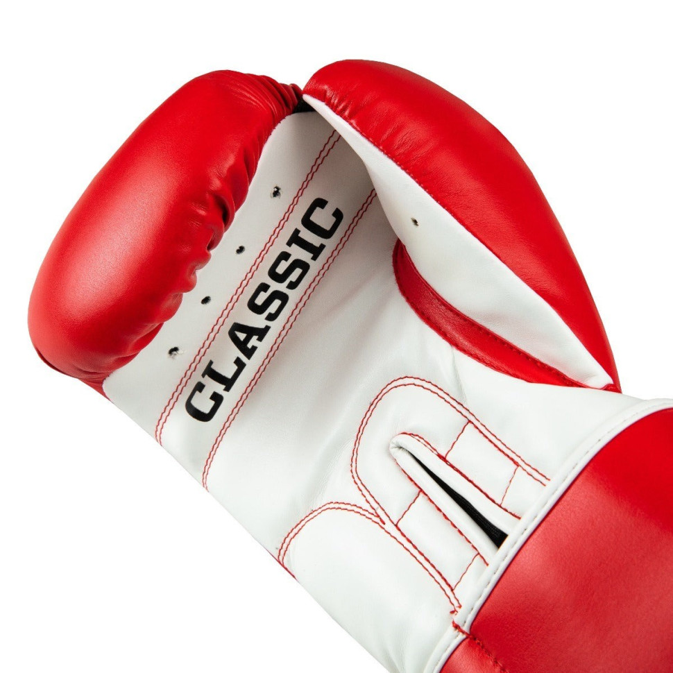 Боксерські рукавиці Classic Pro Style 3.0 TITLE CVVTG3 12 RD/WH 12 унцій (капа в комплекті)