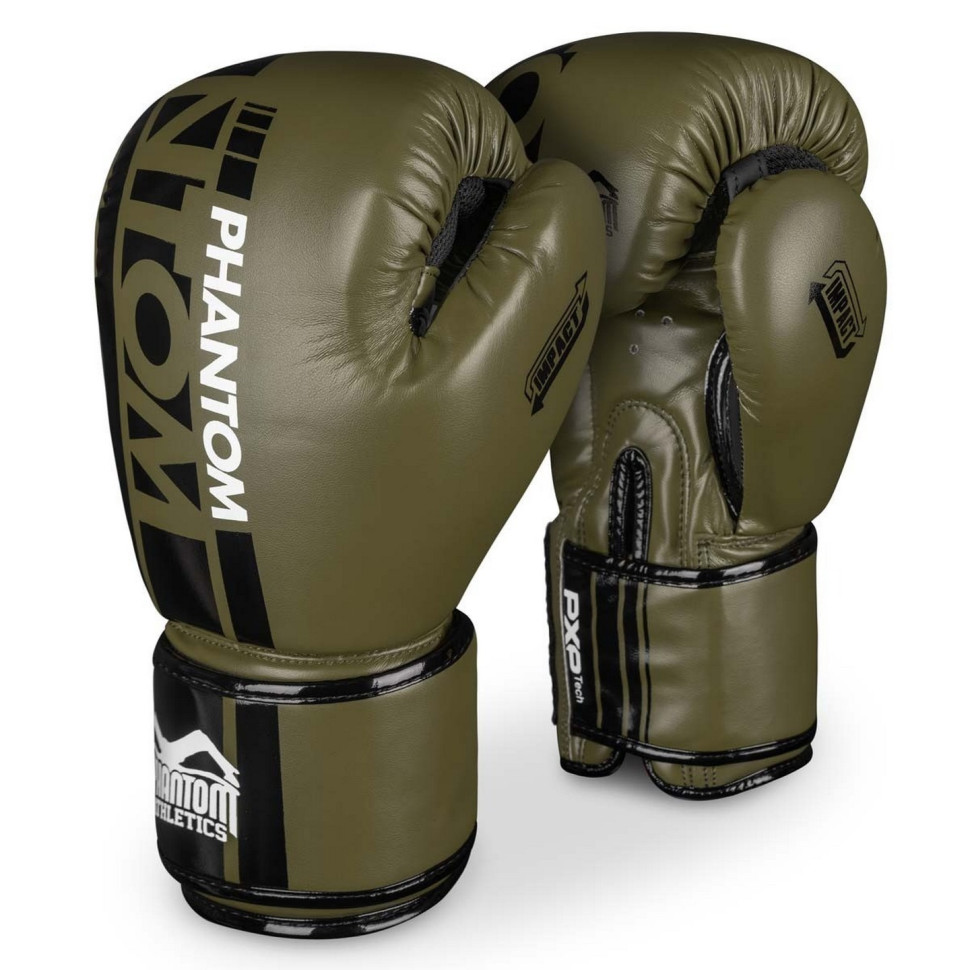Боксерські рукавиці APEX Phantom PHBG2400-14 Army Green 14 oz
