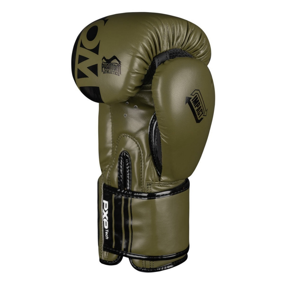 Боксерські рукавиці APEX Phantom PHBG2400-14 Army Green 14 oz