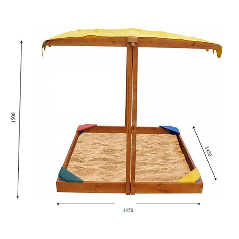 Дитяча пісочниця-21 Sahara SportBaby 145х145 см
