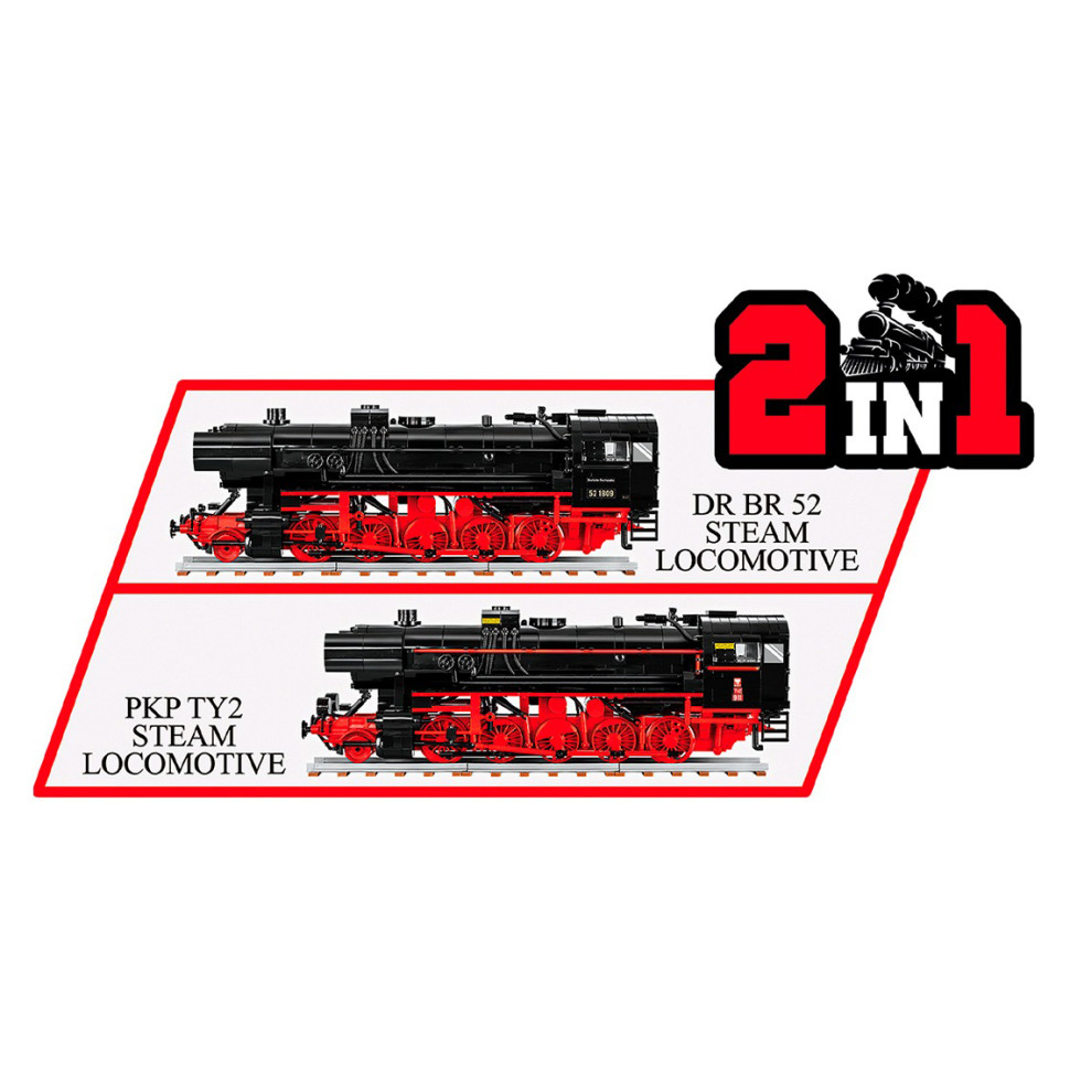 Конструктор Локомотив DR BR Class 52 COBI COBI-6283, 1723 детали 1:35