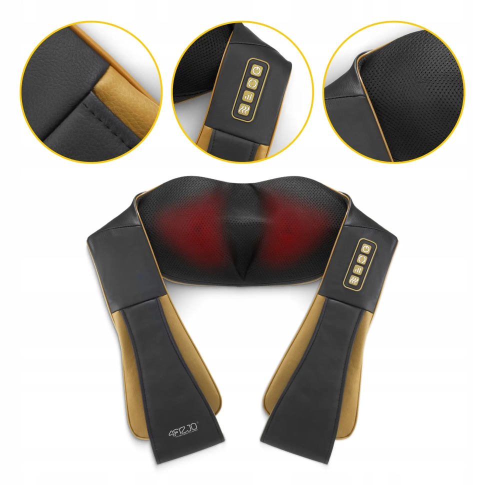 Накидка-масажер для шиї Shiatsu Pro+ 4FIZJO P-5907739312358 чорний