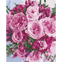 Картина по номерам "Розовый букет" Art Craft 13086-AC 40х50 см Картина по номерам "Розовый букет" Art Craft 13086-AC 40х50 см