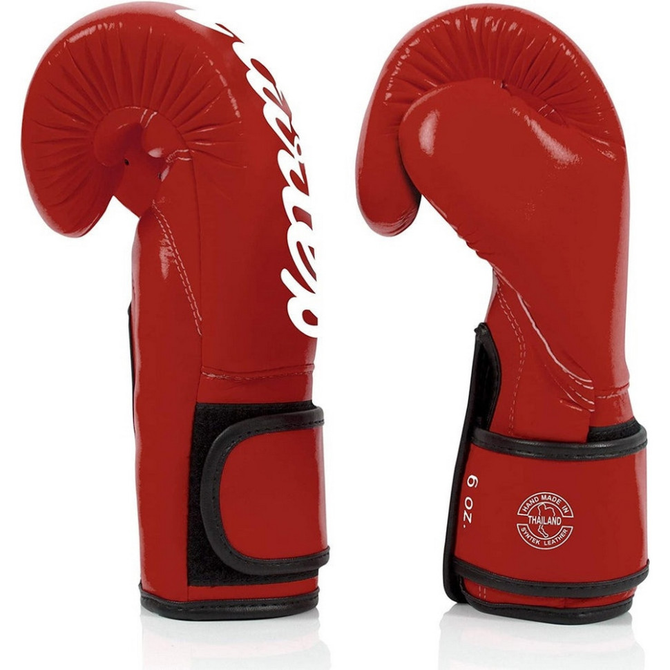 Боксерские перчатки BGV14 Fairtex BGV14_12oz_Red 12 унций (бинты в комплекте)