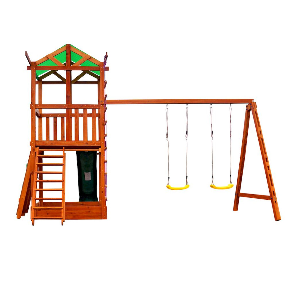 Игровой комплекс для детей SportBaby Babyland-4 с горкой скалолазкой