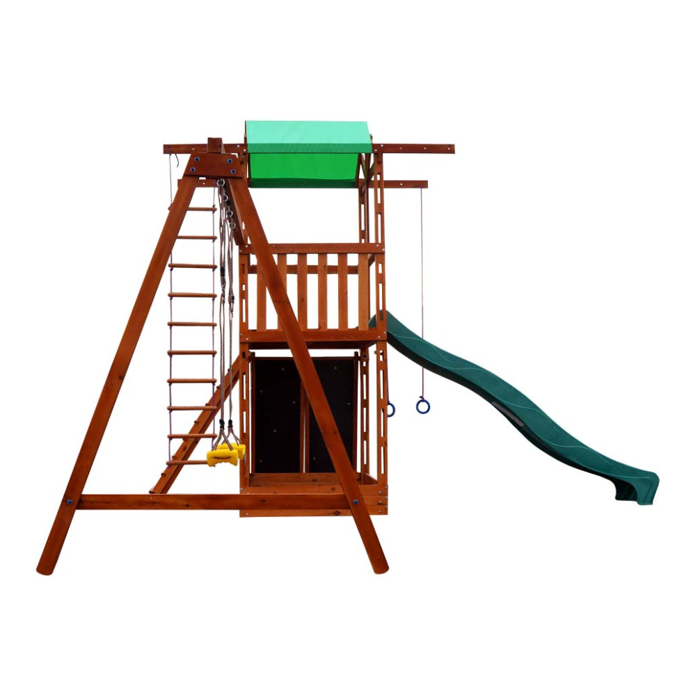 Игровой комплекс для детей SportBaby Babyland-4 с горкой скалолазкой