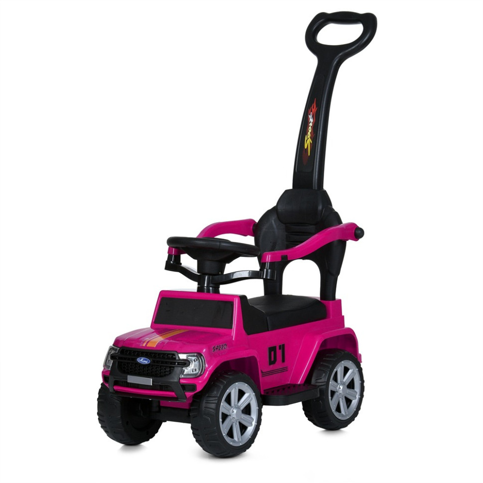 Дитяча каталка-толокар 2 в 1 Bambi Racer M 5804EL-8 з батьківською ручкою