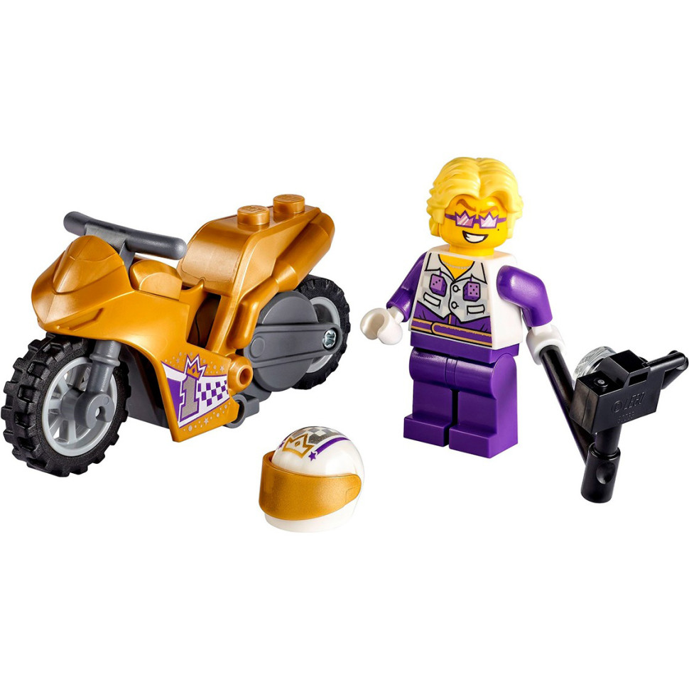 Конструктор Lego City Селфі на каскадерському мотоциклі 60309, 14 деталей