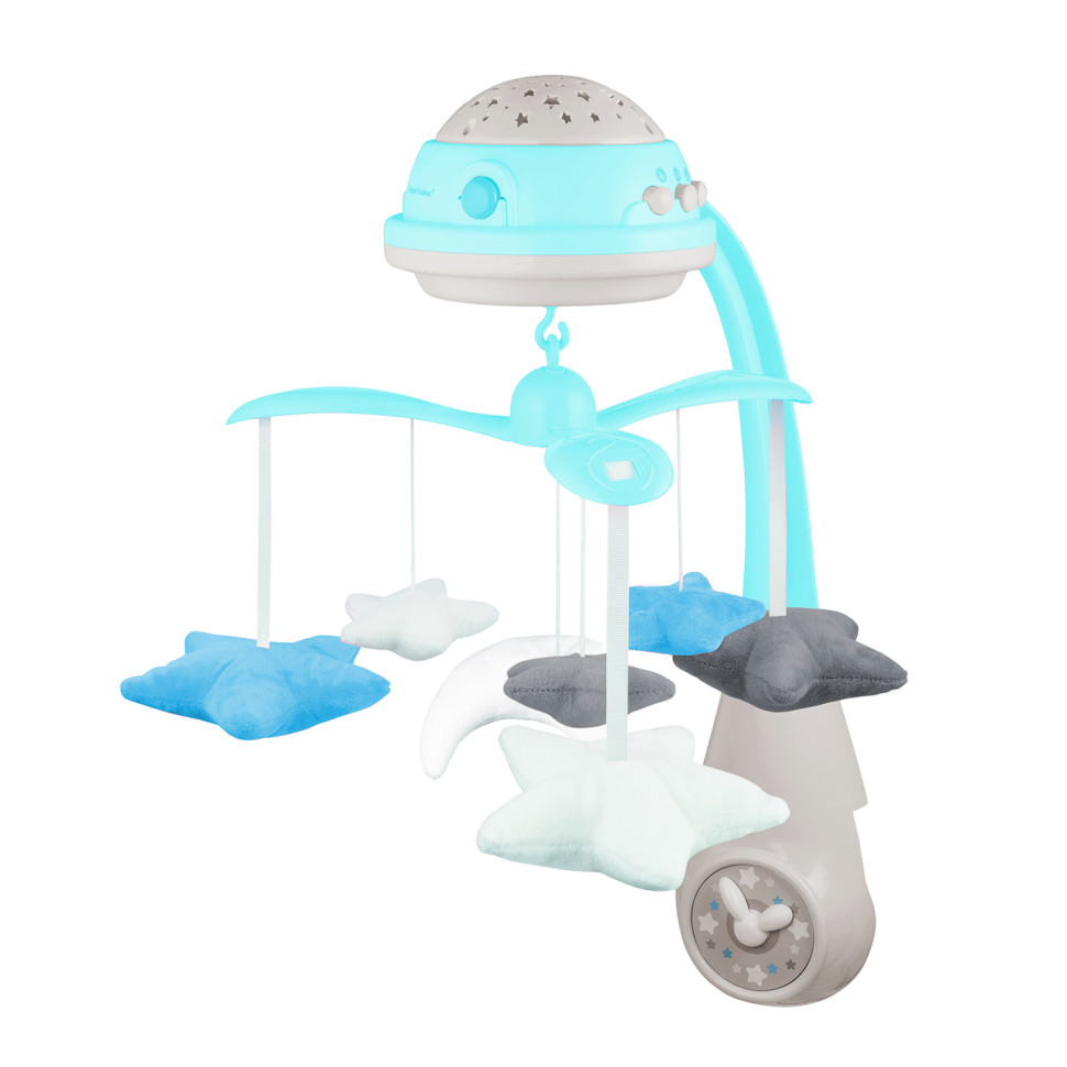 Детская Карусель музыкальная Canpol babies 75/100_blu электрическая с проектором
