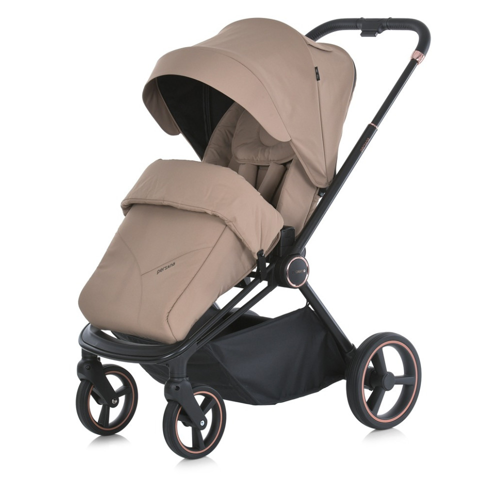 Коляска детская униерсальная 2 в 1 PERSONA El Camino ME 1091-B Taupe Beige