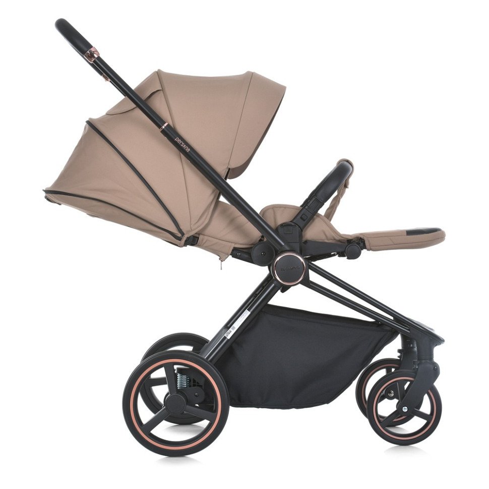 Коляска детская униерсальная 2 в 1 PERSONA El Camino ME 1091-B Taupe Beige