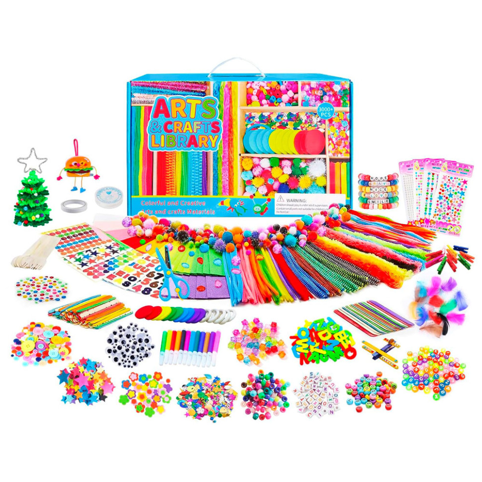 Набір для творчості Arts & Craft Library Bambi FG24031101A 3000 деталей для рукоділля