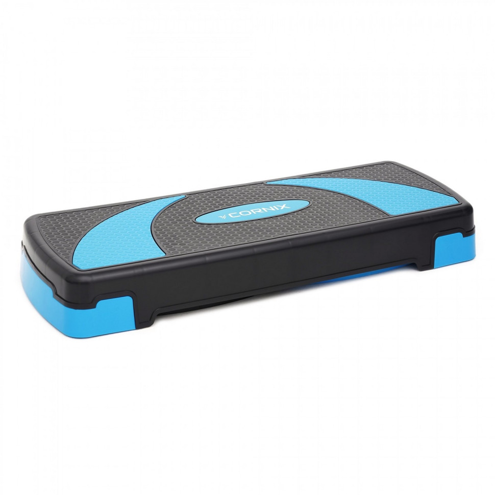 Степ-платформа 3-ступенчатая Cornix XR-0186, 78 х 29 х 10-20 см, Black/Blue