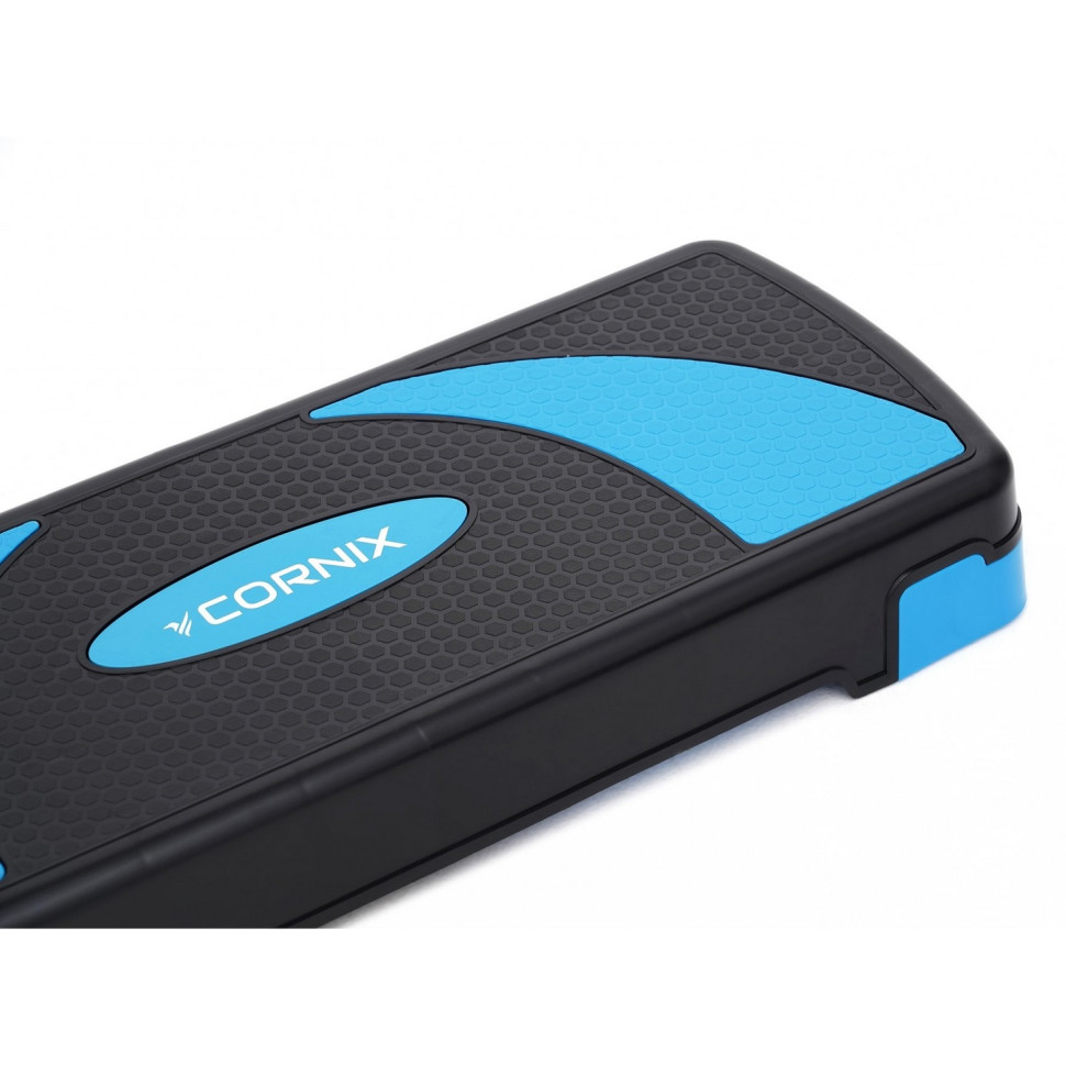 Степ-платформа 3-ступенчатая Cornix XR-0186, 78 х 29 х 10-20 см, Black/Blue