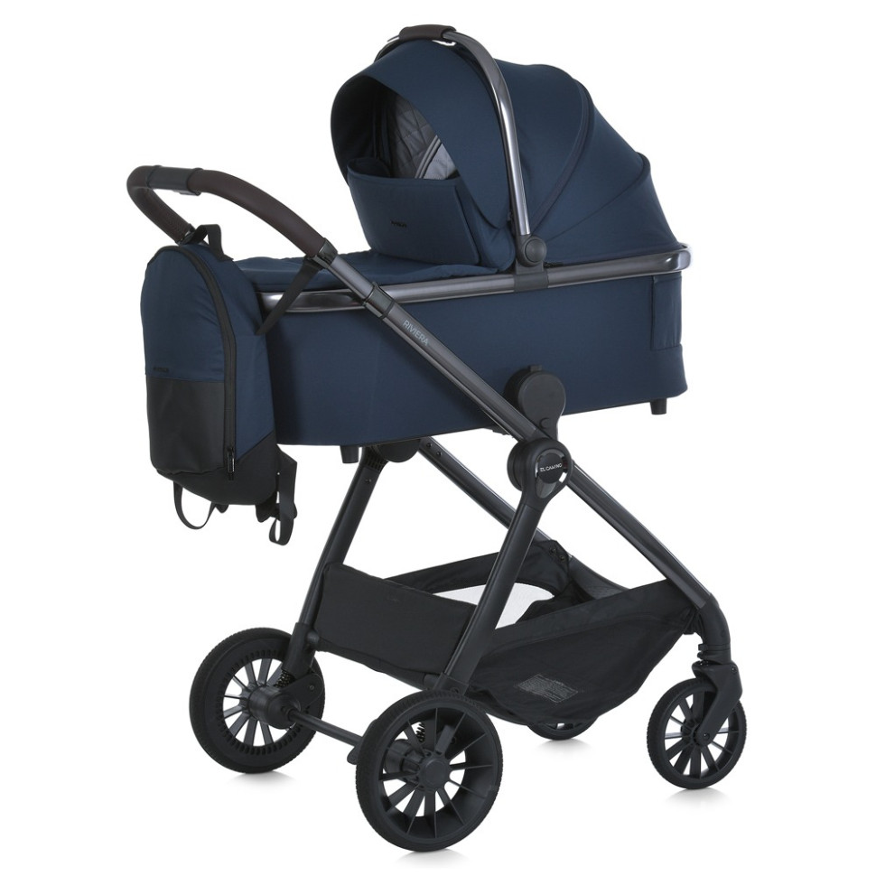 Детская универсальная коляска 2 в 1 RIVIERA El Camino ME 1183 Iris Blue
