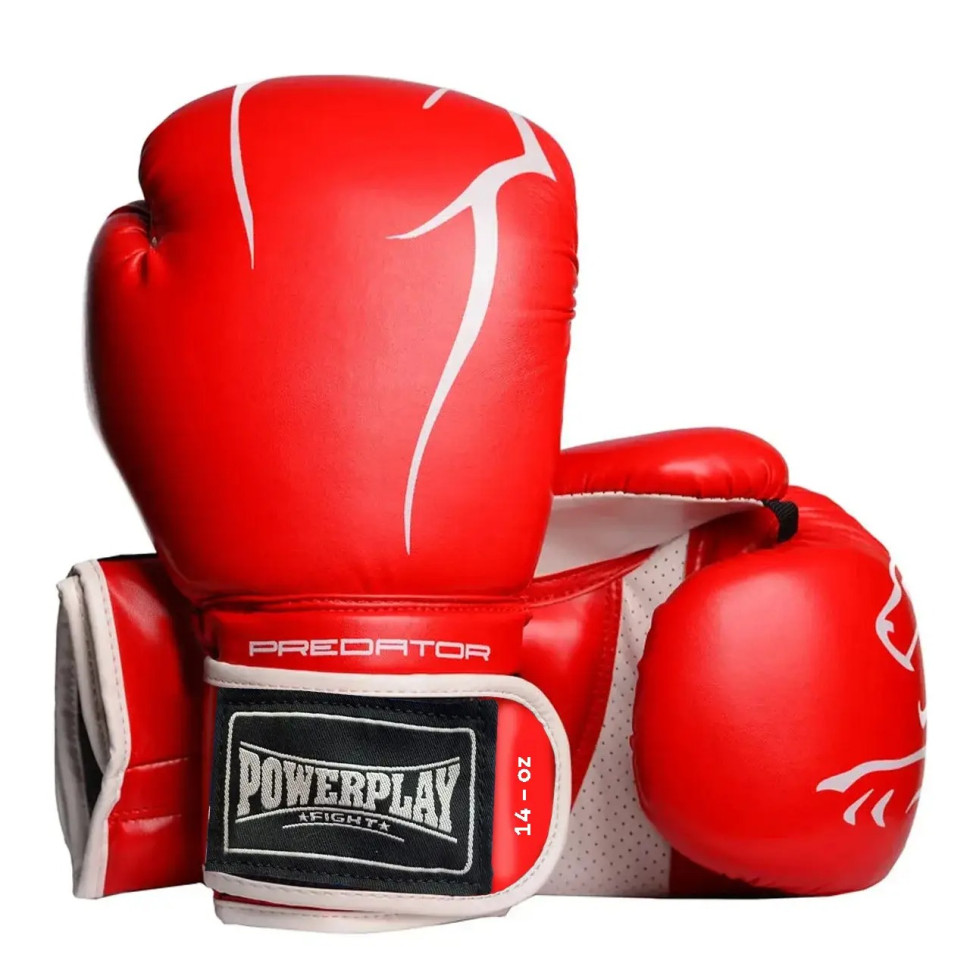 Боксерські рукавиці Jagua PowerPlay PP_3018_14oz_Red, Червоні 14 унцій