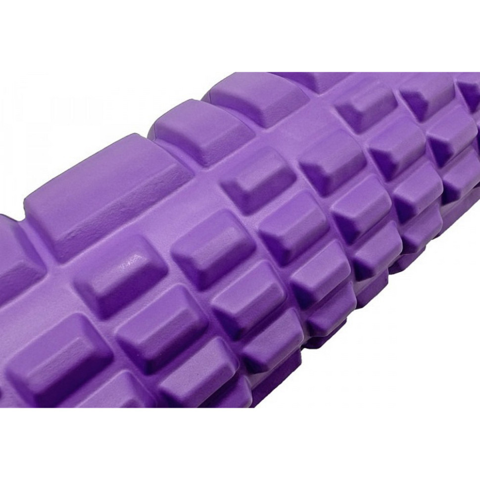 Масажний ролик Grid Roller v.1.1 EasyFit EF-2020-V 33 см, Фіолетовий