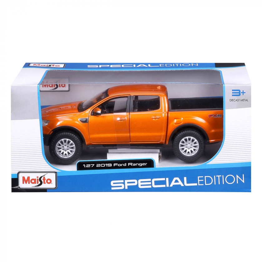 Дитяча автомодель Ford Ranger 2019 Maisto 31521 met, orange масштаб 1:24