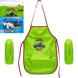 Фартук детский с нарукавниками для мальчиков COLOR-IT CR5520(Green) 54х37 см (80433)