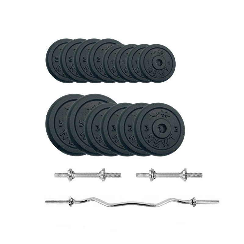 Набор штанга + гантели металлические Gym Set-W Home Newt NE-M-W-SET-43, 43 кг