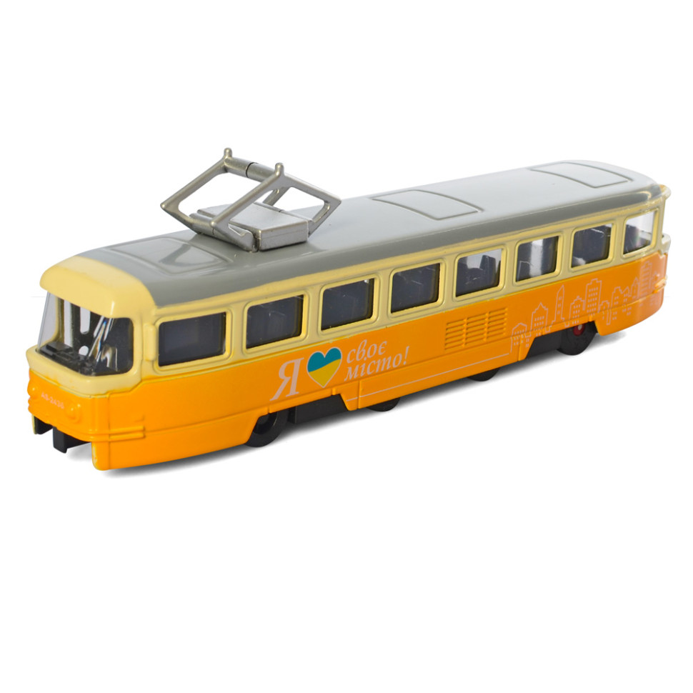 Дитяча іграшка Трамвай інерційний Bambi M5660, 18,5 см