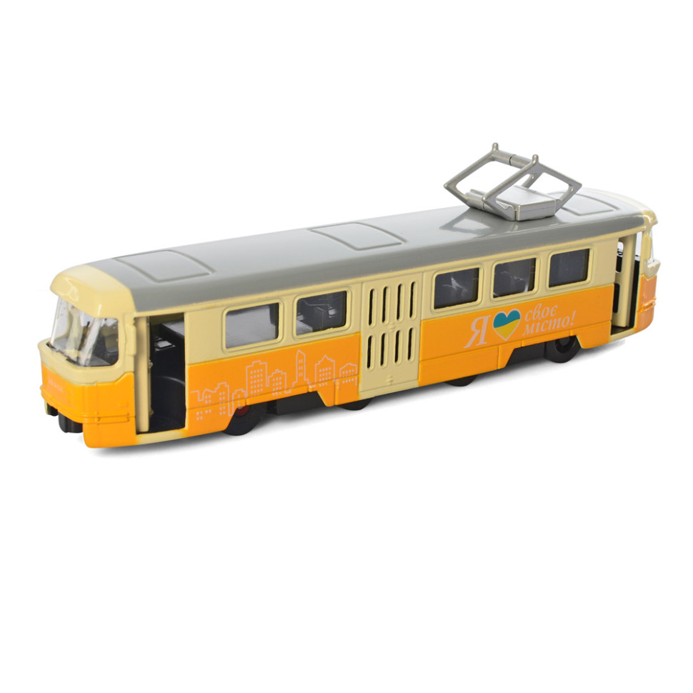 Дитяча іграшка Трамвай інерційний Bambi M5660, 18,5 см