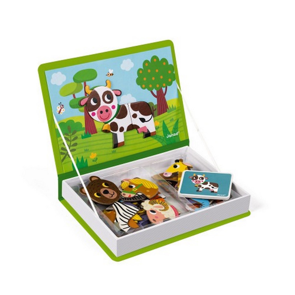 Магнитная книга Janod Животные 30 эл. J02723
