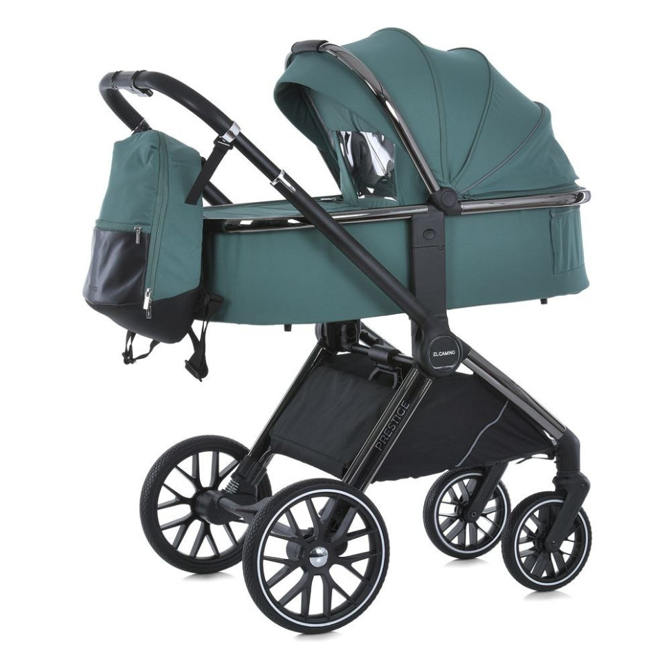 Коляска универсальная 2 в 1 PRESTIGE El Camino ME 1124 Mineral Green, зеленая