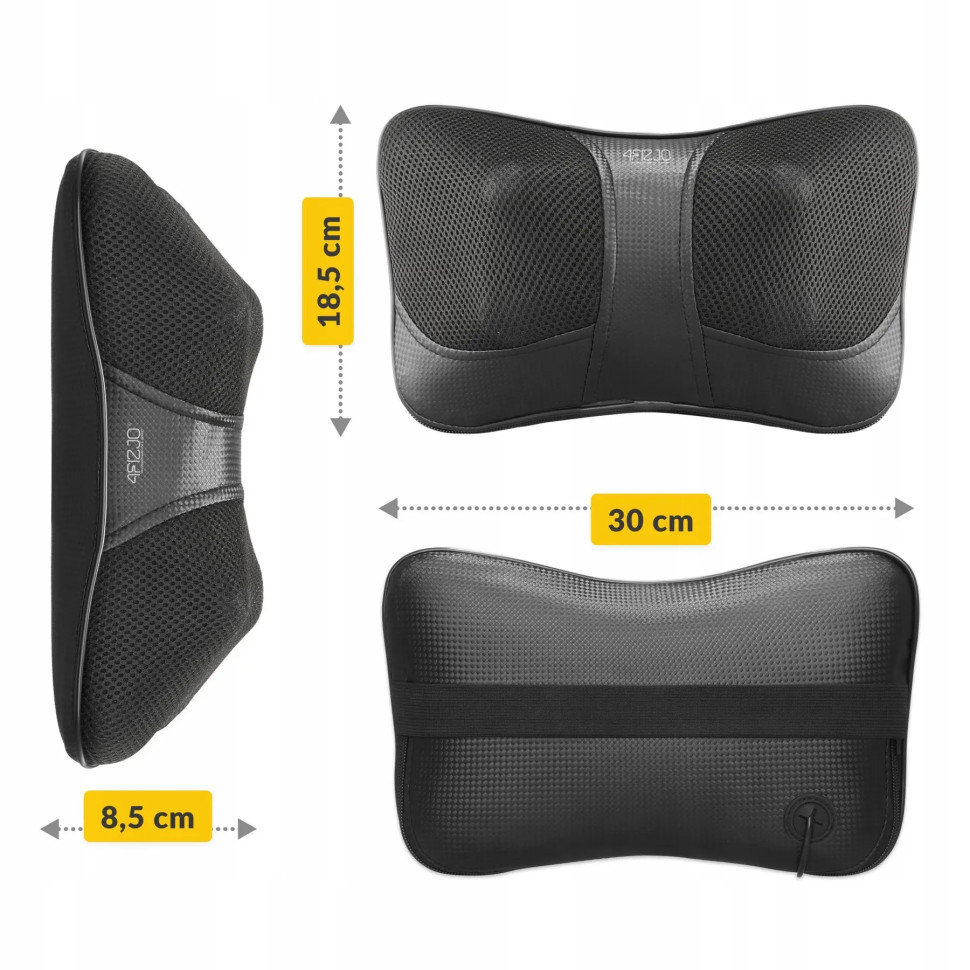 Подушка-масажер Shiatsu Ultra+ 4FIZJO 4FJ0560 Black