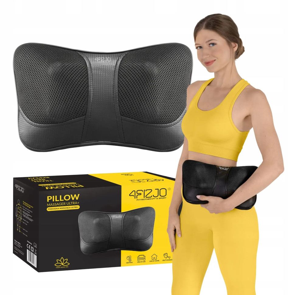 Подушка-масажер Shiatsu Ultra+ 4FIZJO 4FJ0560 Black