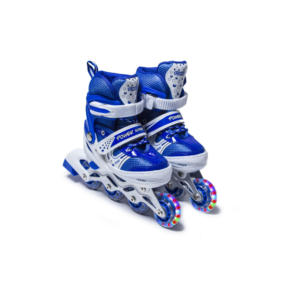 Дитячі розсувні ролики Superpower Bambi 1411945939 Blue, розмір 29-33
