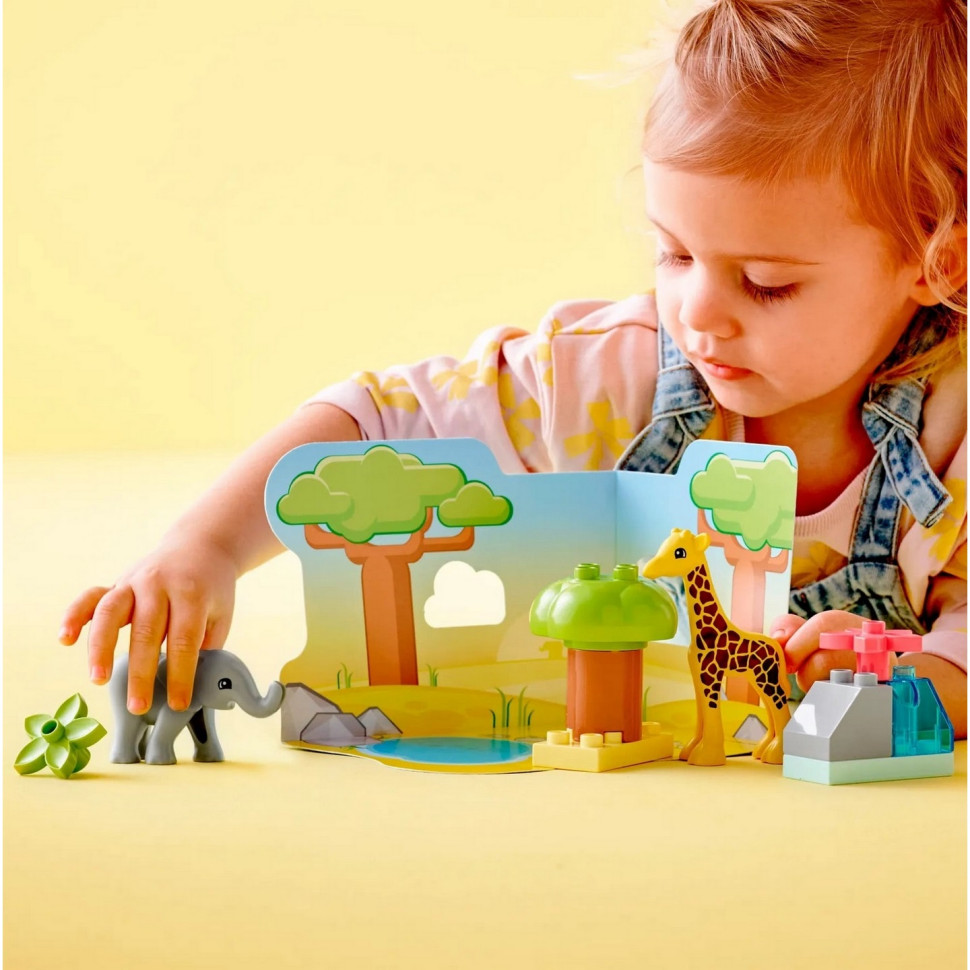 Конструктор LEGO DUPLO Town Дикие животные Африки 10971