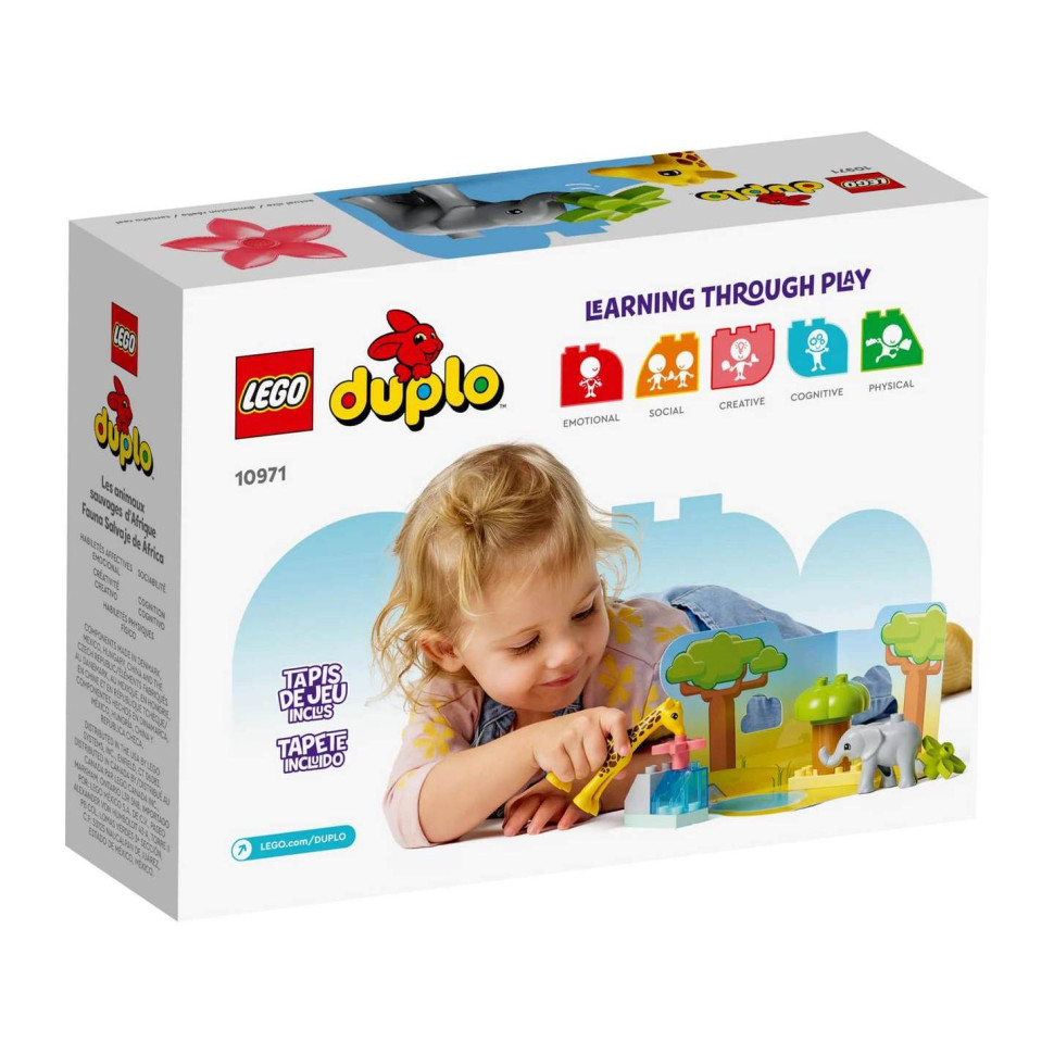 Конструктор LEGO DUPLO Town Дикие животные Африки 10971