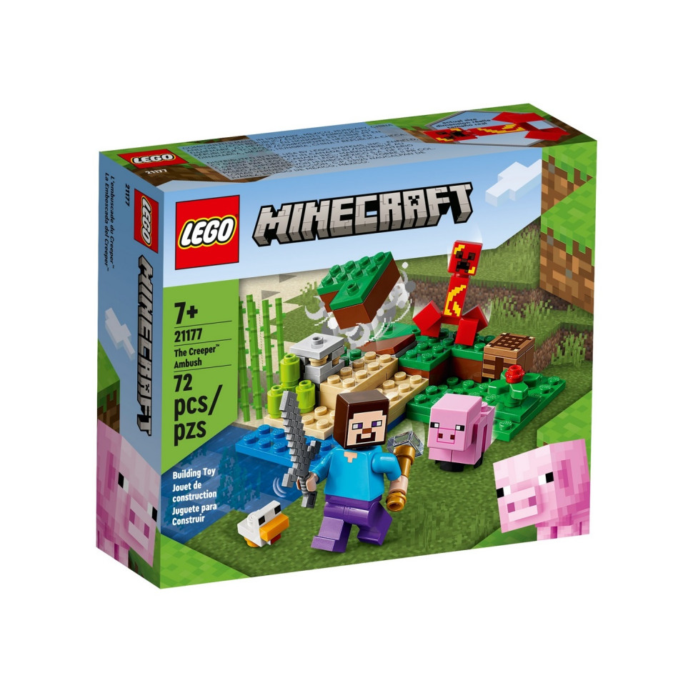 Конструктор LEGO Minecraft Засада Крипера 21177