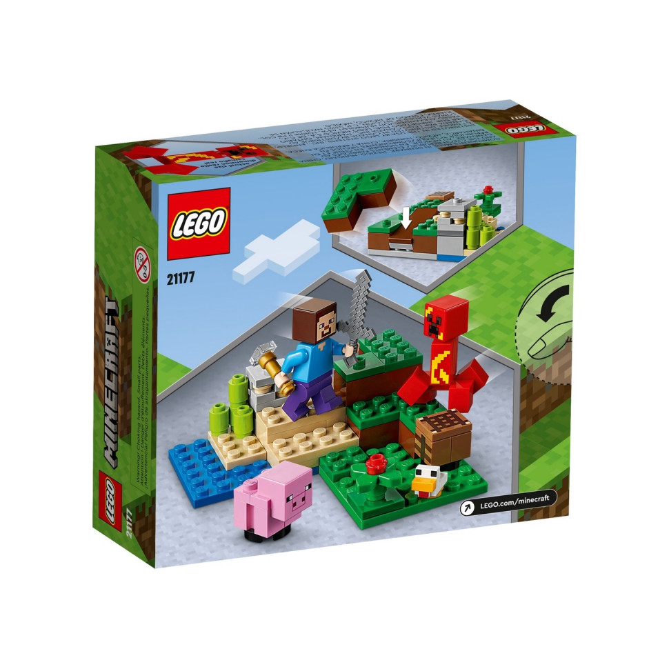 Конструктор LEGO Minecraft Засада Крипера 21177