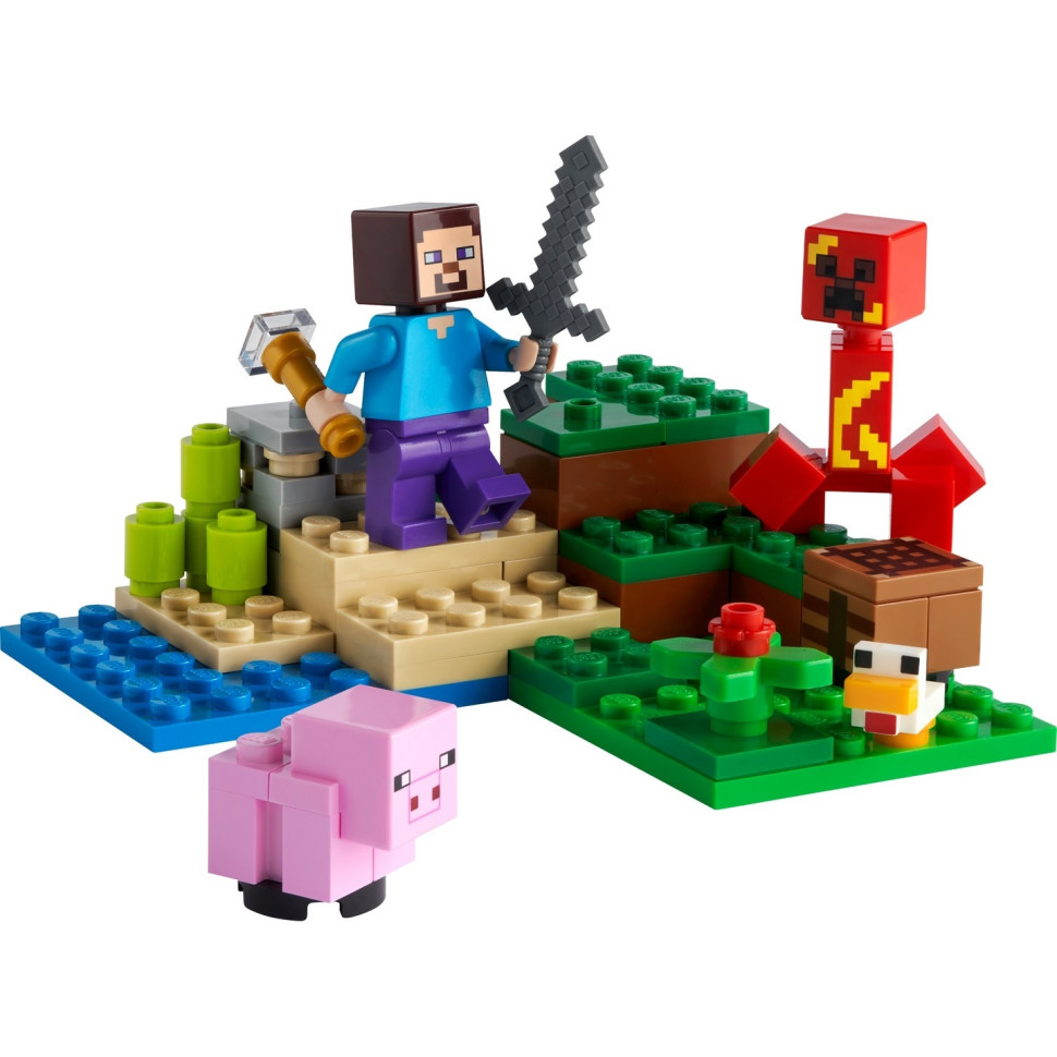Конструктор LEGO Minecraft Засада Крипера 21177