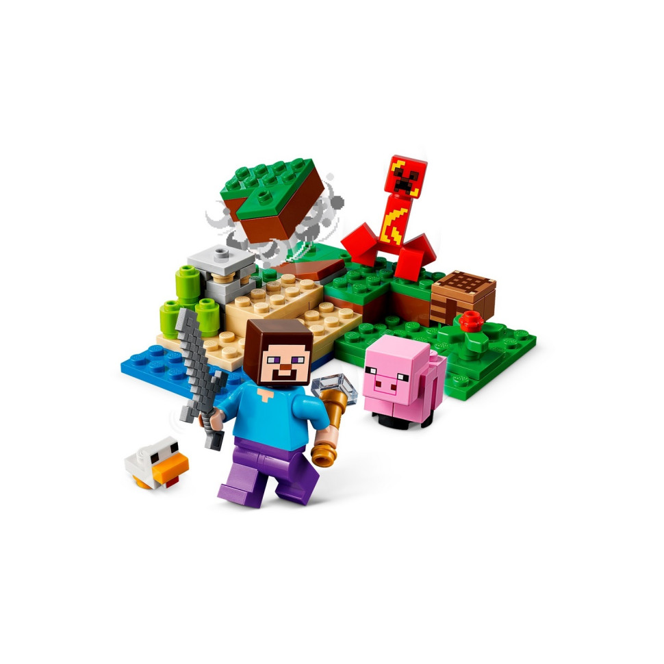 Конструктор LEGO Minecraft Засада Крипера 21177